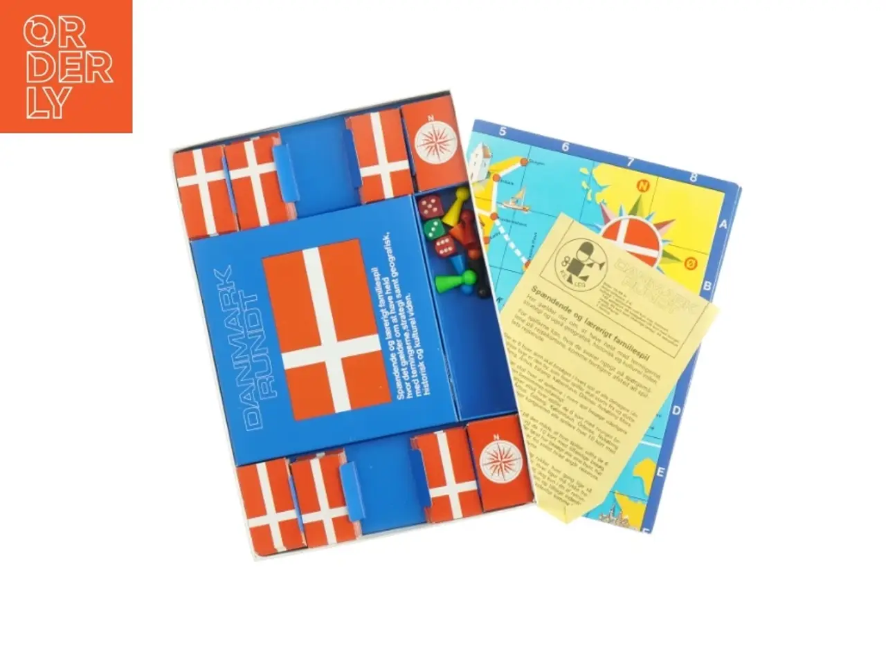 Billede 2 - Danmark Rundt brætspil (str. 33 x, 22,5 cm)
