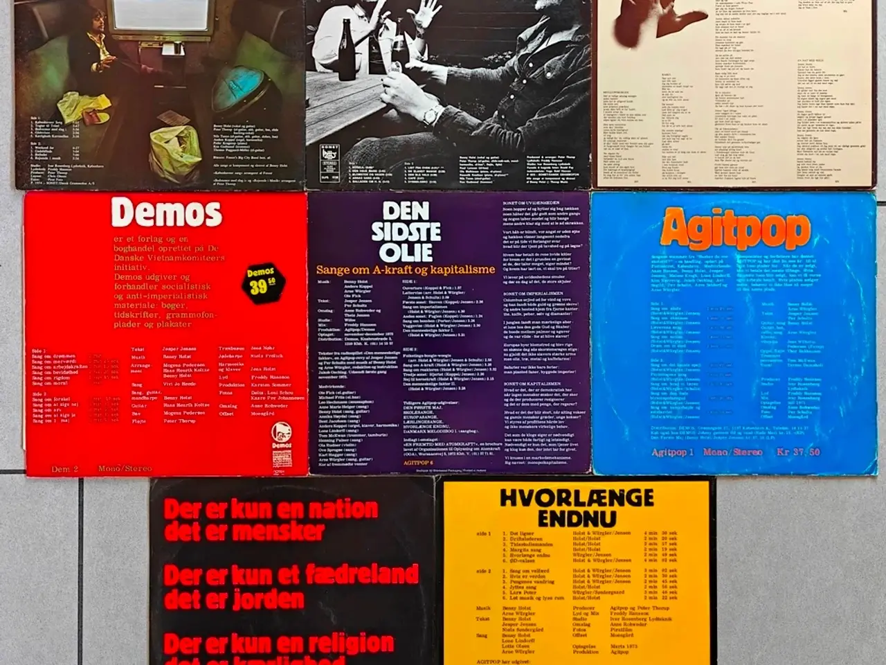 Billede 2 - LP, Agitpop/Benny Holst x8
