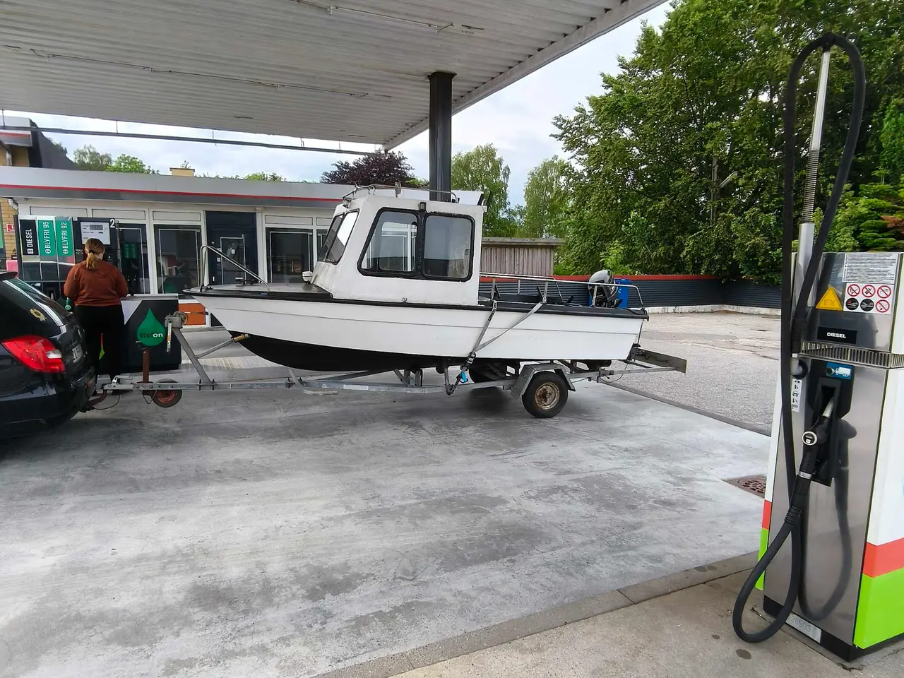 Billede 2 - Båd med trailer  og motor 