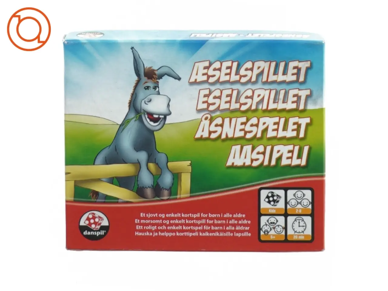 Billede 1 - Æsel-spillet fra Dan Spil (str. 17 x 14 x 4 cm)