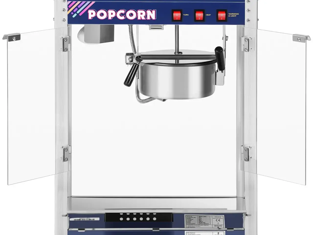 Billede 2 - Popcornmaskine blå – 8 ounce
