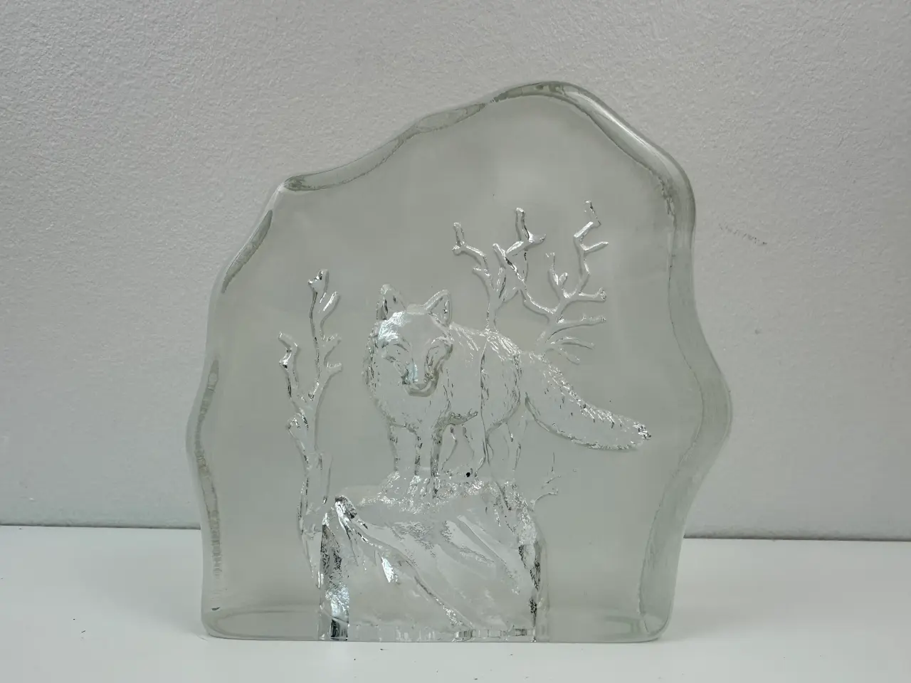 Billede 2 - Svensk kunstglas, Ræv (Mats Jonasson)