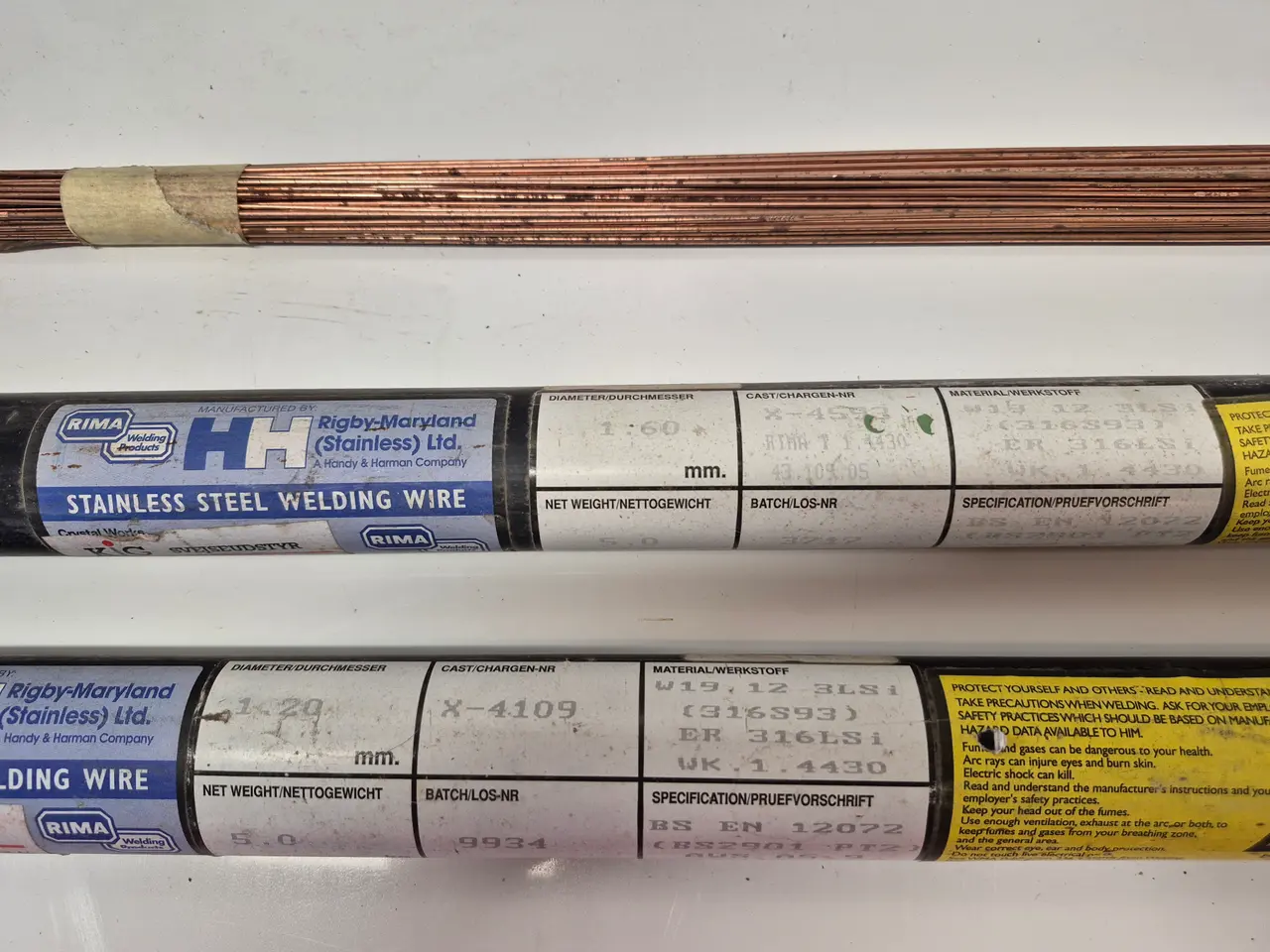 Billede 4 - Svejse materialer-svejsetråd-elektroder Tig svejse
