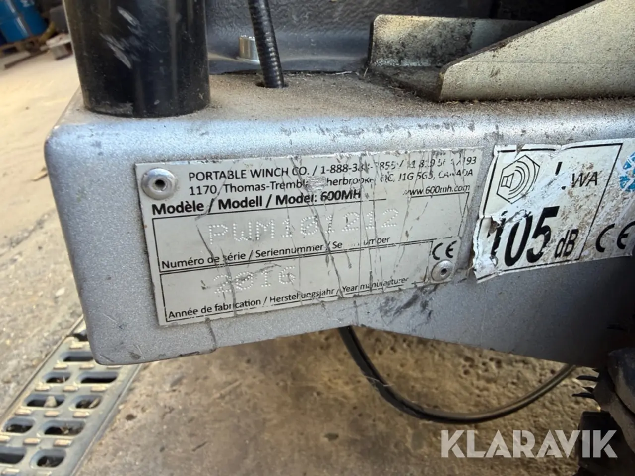 Billede 6 - Kabelnedlægger Portable Winch PWM101212 - 1 styk