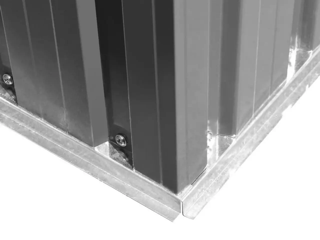 Billede 6 - Opbevaringsskur til haven 257×205×178 cm - metal, grå