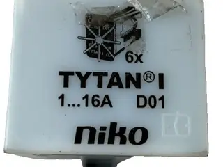 Niko Tytan I D01 sikringsholder Insert 1-16A modul