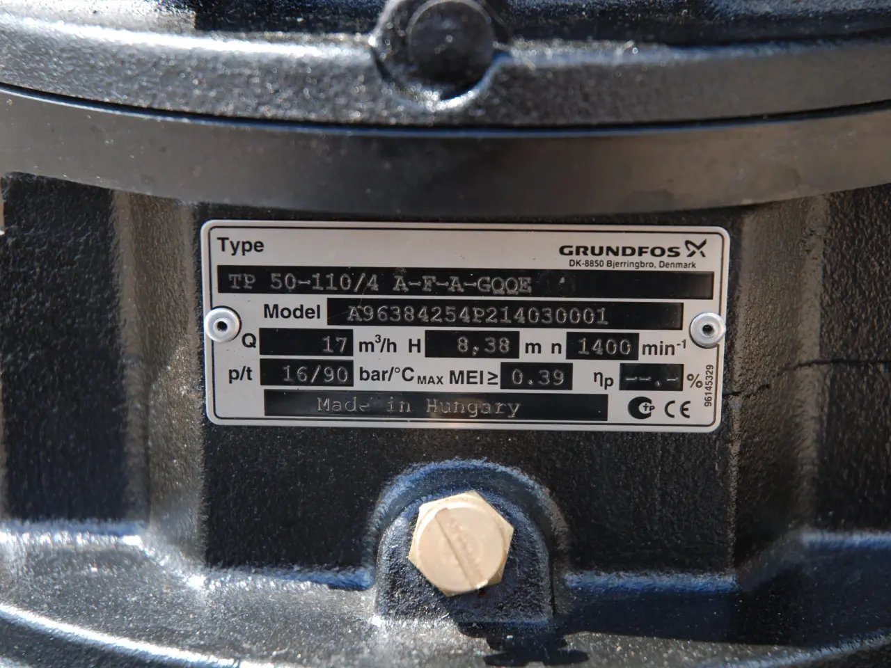 Billede 2 - PUMPE Grundfoss TP 50 110/4 A-F-A GQQE