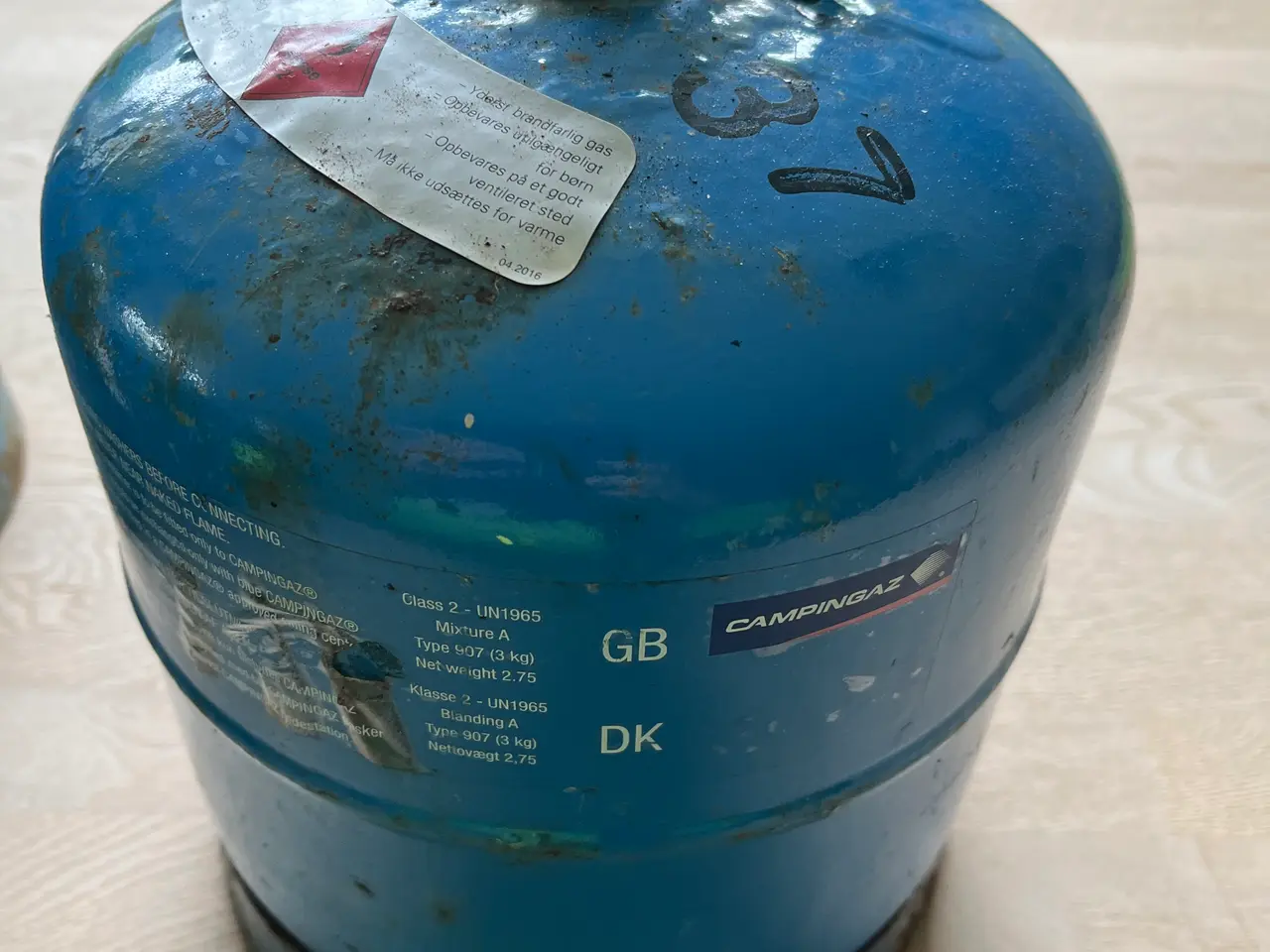 Billede 2 - tre stk 3 kg CGI campinggaz 