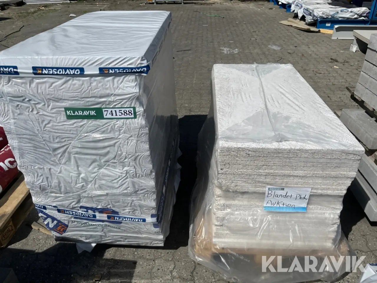 Billede 6 - Træbeton Troltekt Sort/Hvid 2 paller (64plader)
