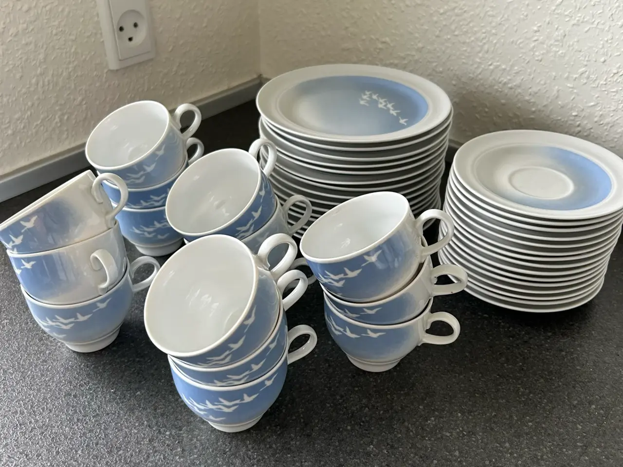 Billede 1 - Kaffestel, svanestel