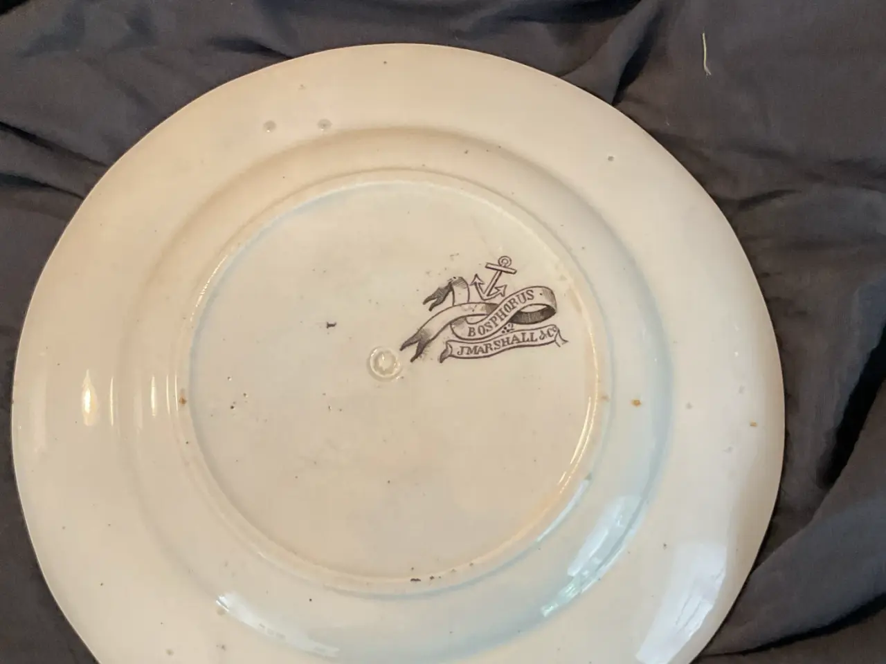 Billede 16 - Engelsk 1800 tals fajance med samme motiv