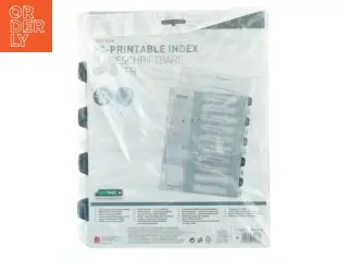 2 sæt Indstiksbare registerblade fra Leitz (str. 31x24,5 cm)