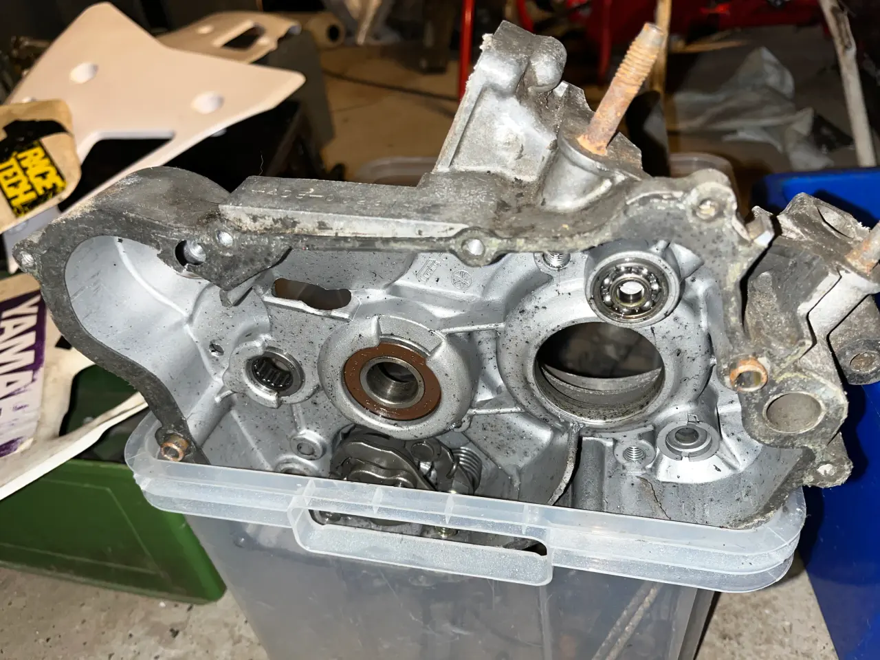 Billede 1 - Yamaha YZ125 4JY- 1994 motor brugte reservedele