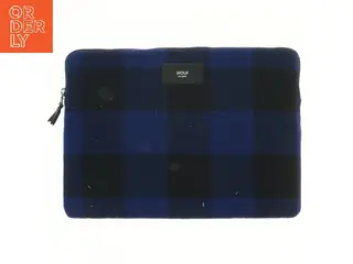 WOUF blåternet computersleeve 25x34,5 cm fra Wouf (str. 25x34,5 cm)
