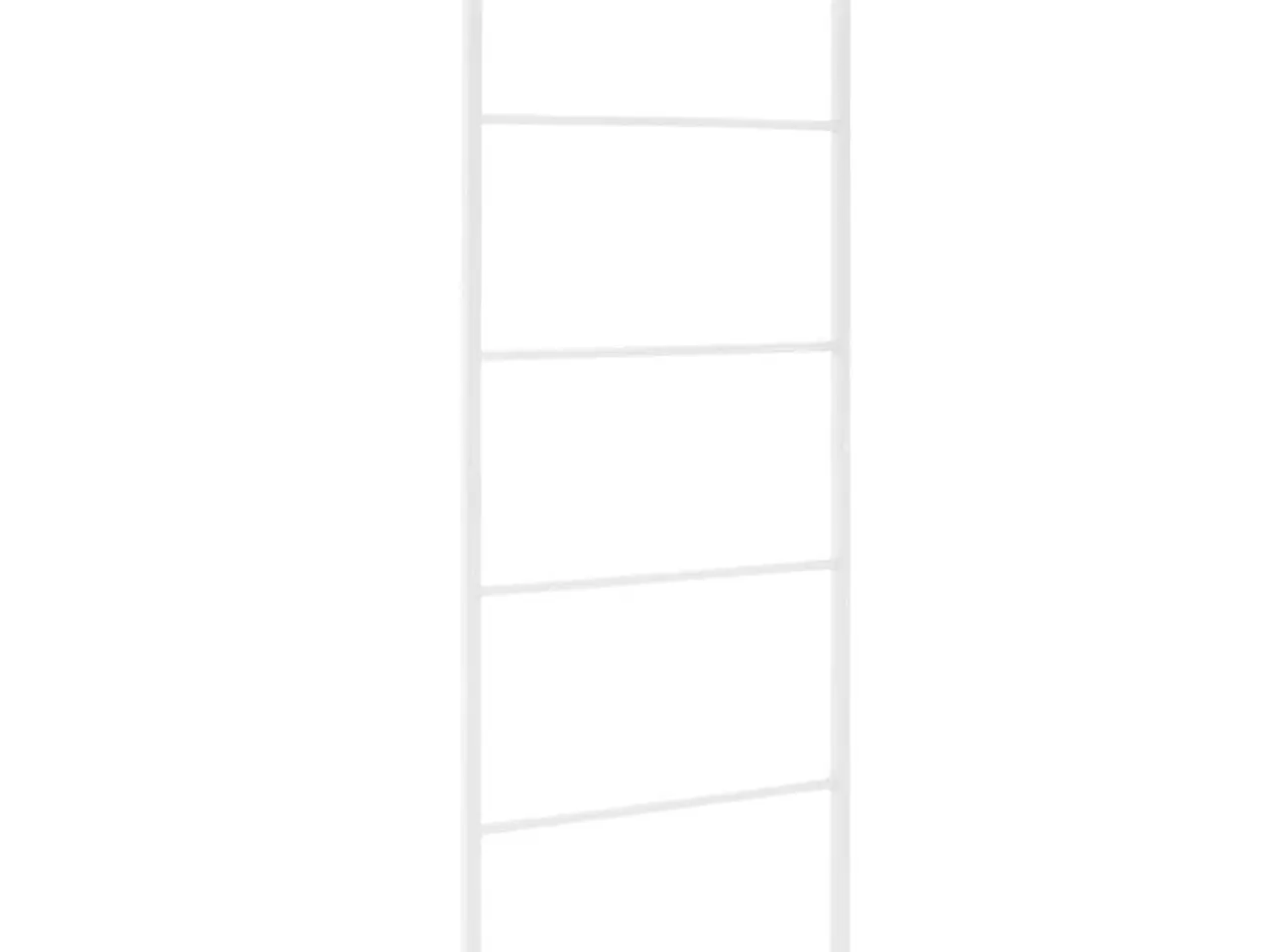 Billede 2 - Håndklædestativ hvid 45x10x115 cm stål