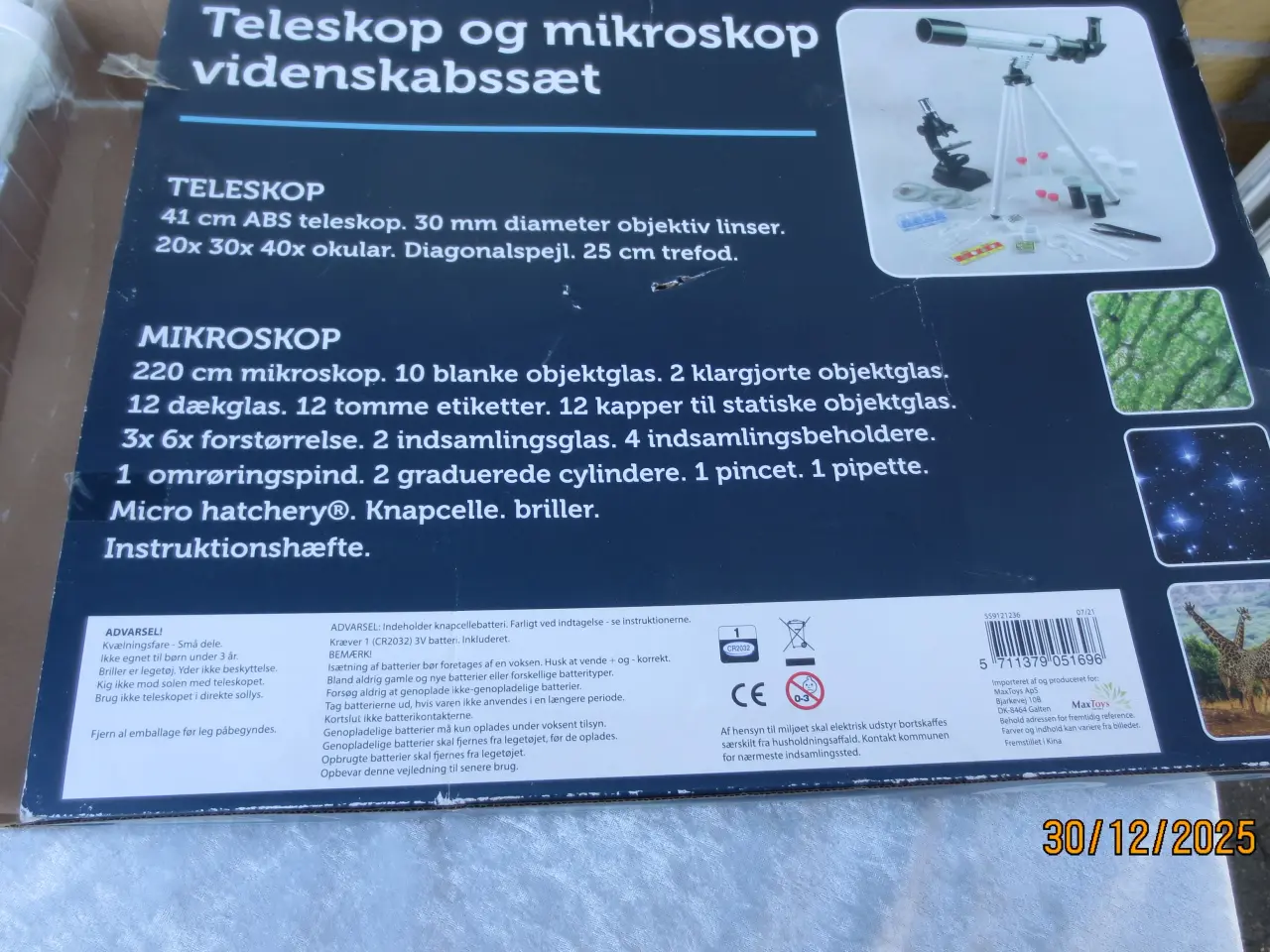 Billede 3 - 1 sæt Teleskop Og Mikroskop Videnskab