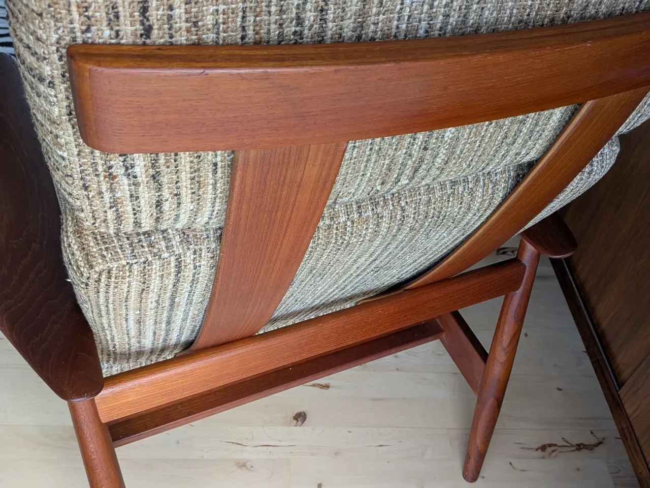 Billede 3 - SJÆLDEN ARK ARNE VODDER TEAK FD164 HIGH STOL
