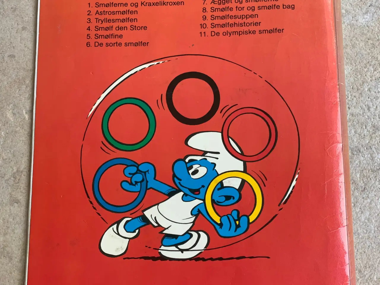 Billede 2 - De olympiske smølfer tegneserie