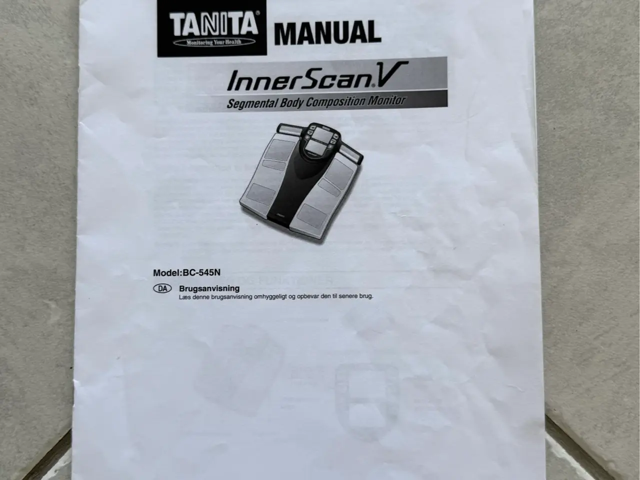 Billede 5 - Kropsanalysevægt Tanita BC-545N