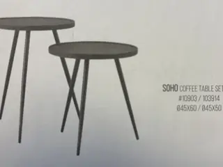 2 stk. sofaborde KILROY INDBO Soho