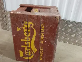 Træ ølkasse - Carlsberg