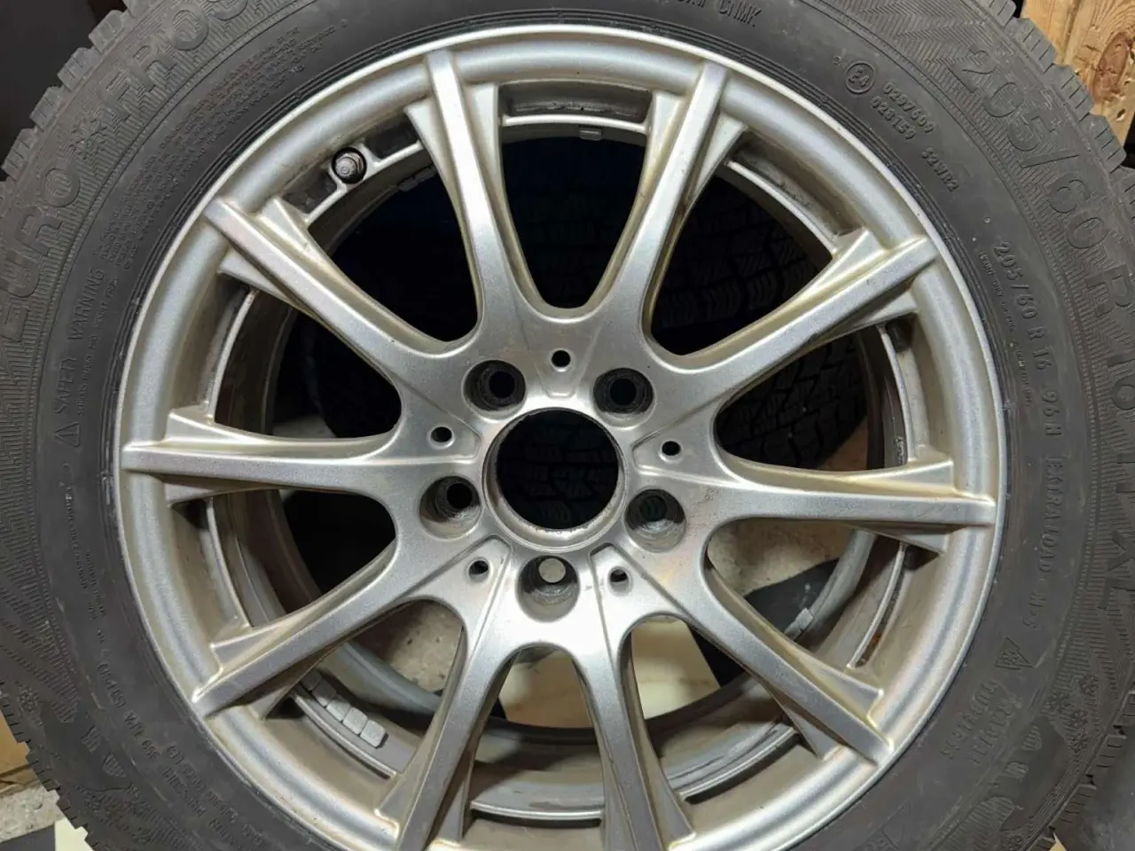 Billede 3 - 5 x 112 Alufælge med Vinterdæk 205/60 R16