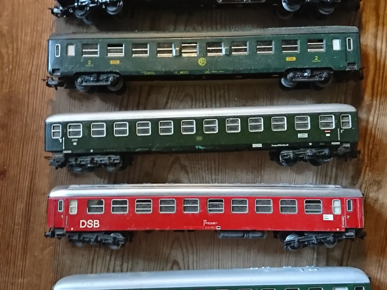 Billede 1 - 7 Märklin Personvogne. Str.Ho
