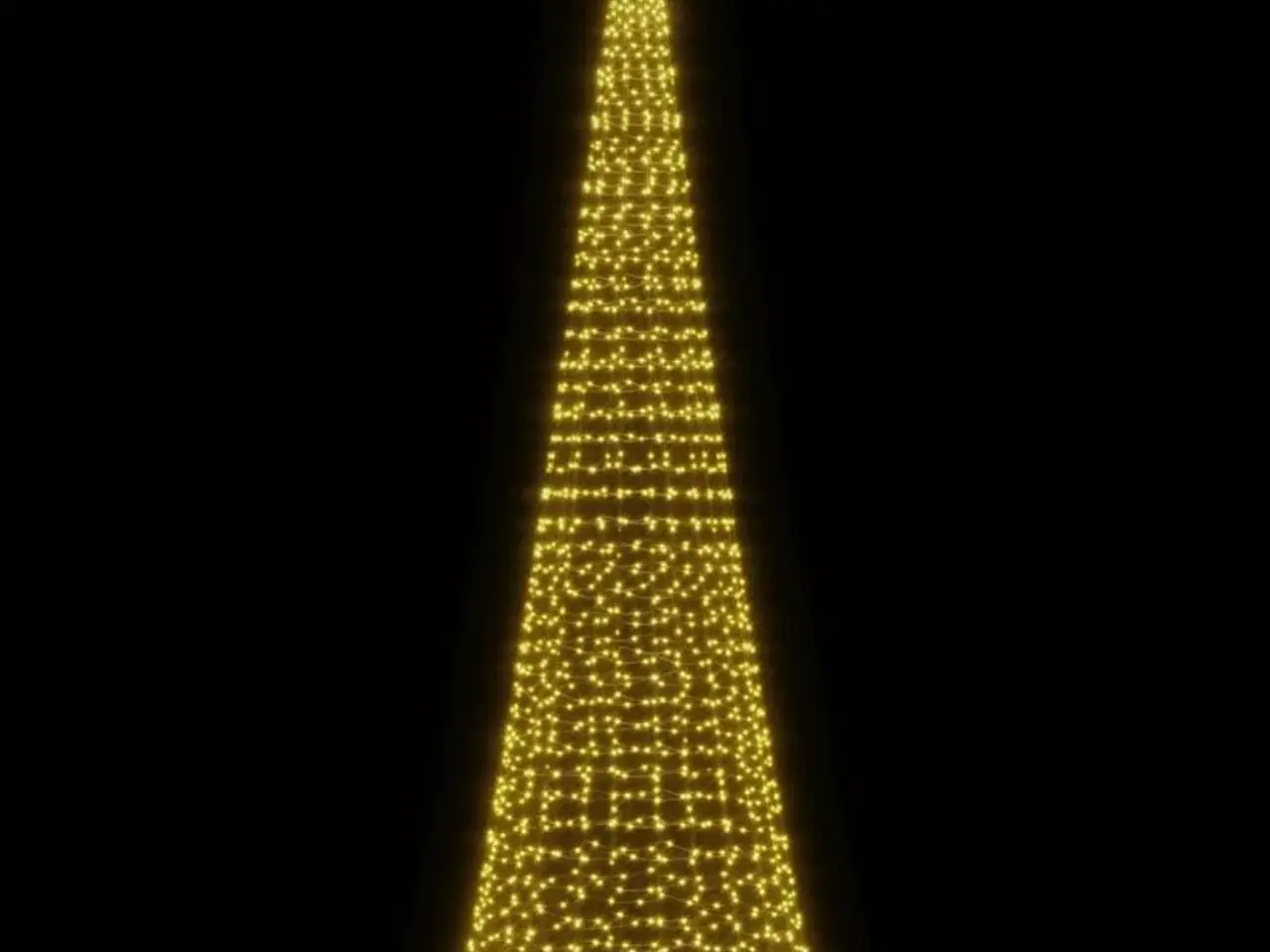 Billede 3 - LED-juletræ til flagstang - 1534 LED, 500 cm, varm hvid