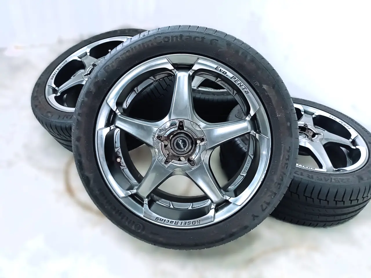 Billede 6 - 4x98 & 4x108 17" ET38 Kosei Evo sommerhjul