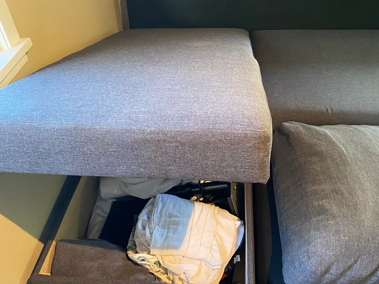 Billede 3 - Flot sovesofa mørkegrå stof