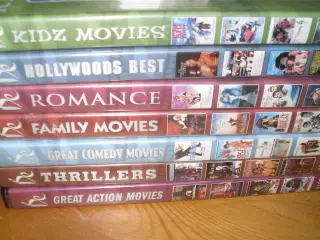 BYD. MASSER AF GODE DVD FILM. Bokse.