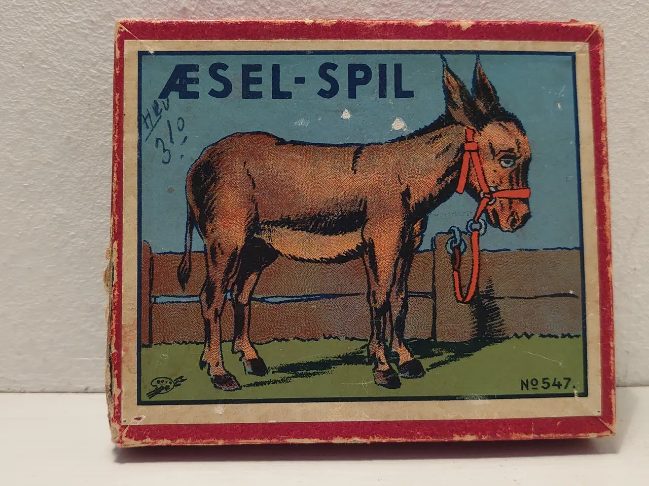 Billede 1 - Spil, Æselspil.Paletspil fra Adolph Holst No547. 1