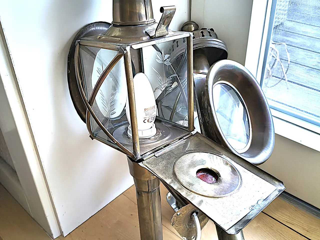 Billede 3 - Hestevognslamper, Messing