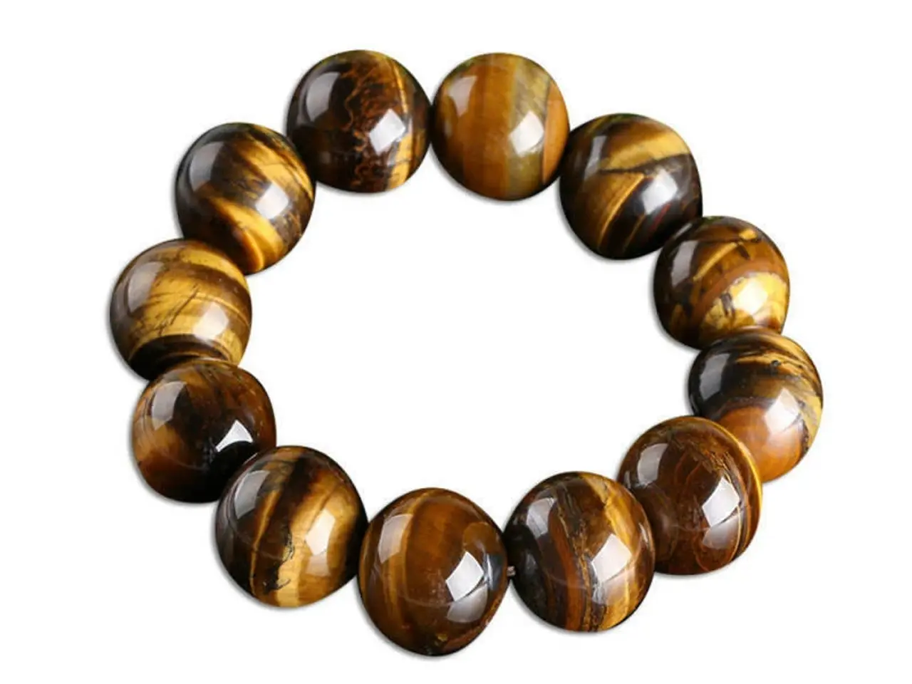 Billede 5 - Tiger Eye armbånd. 8,10,12,14 mm's perler