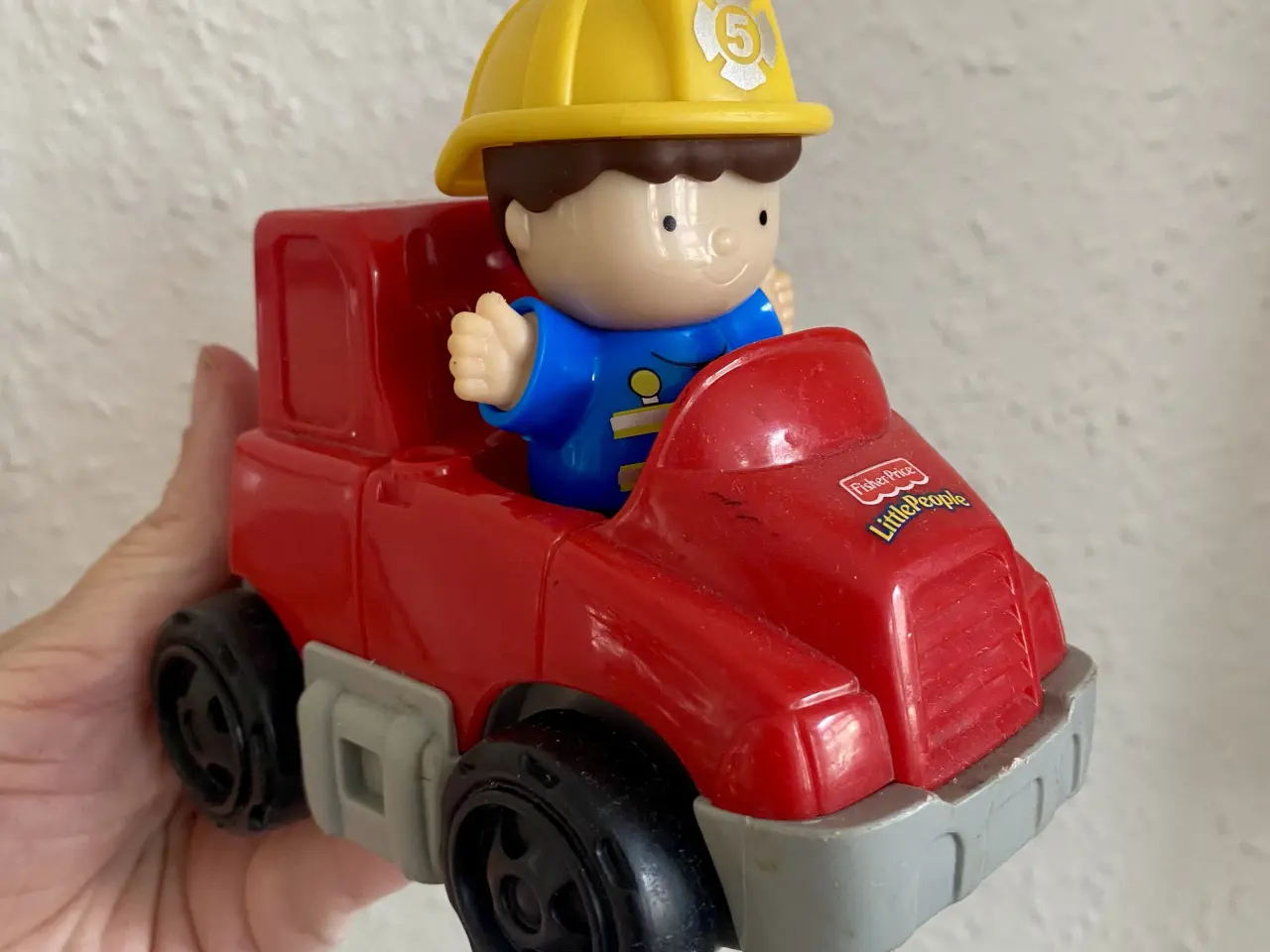 Billede 1 - Fischer Price little people brandbil og brandmand 