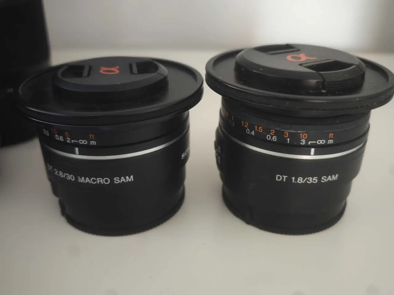 Billede 4 - Sony kamera med taske og objektiver