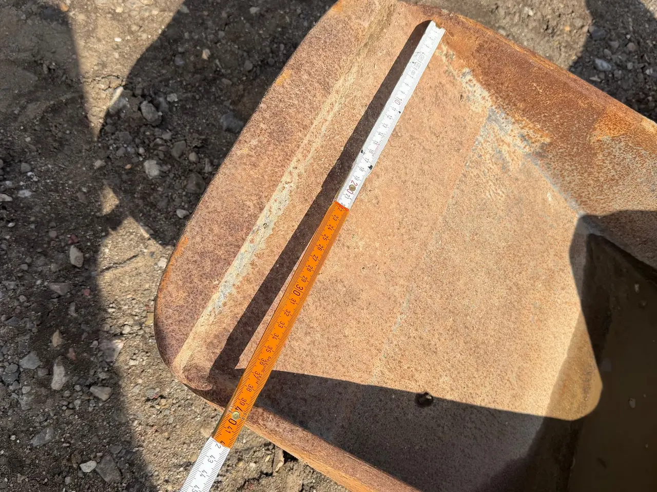 Billede 5 - Hydrema bagskovl Hydrema Beslag - 41,5 Cm Ler/Sokkelskovl