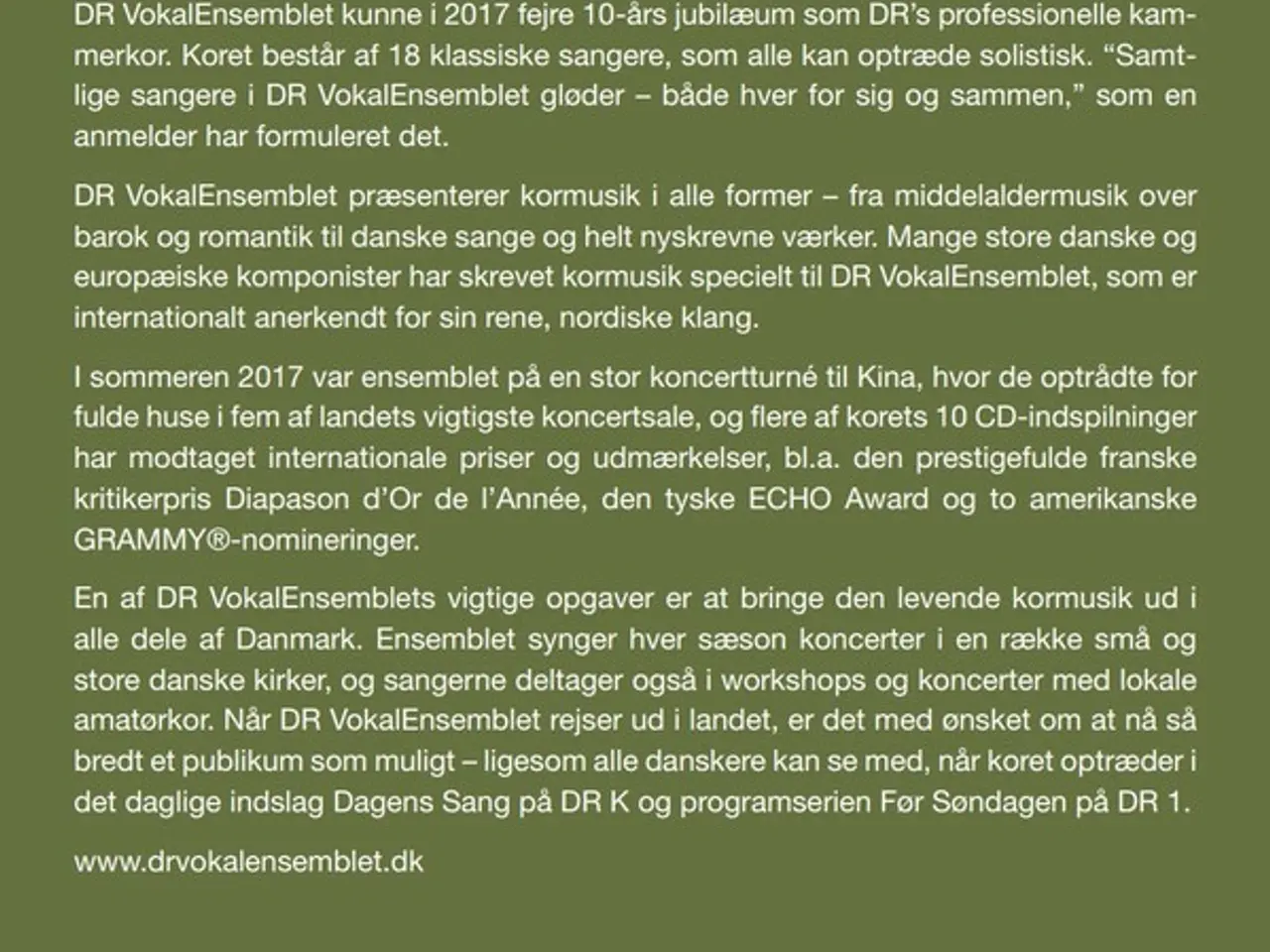 Billede 10 - DR Vokalensemblet, Bo… – Årstiderne (28… – CD