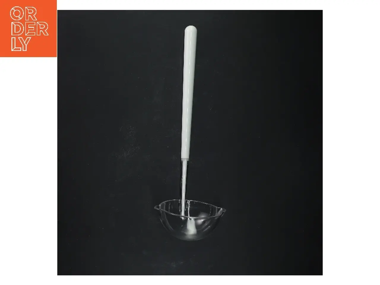 Billede 2 - Suppeske med hvidt greb (str. 30 cm)