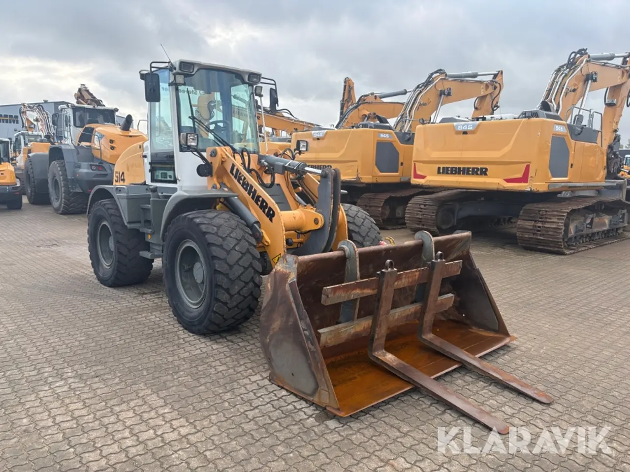 Billede 7 - Gummiged Liebherr L514 + tilbehør
