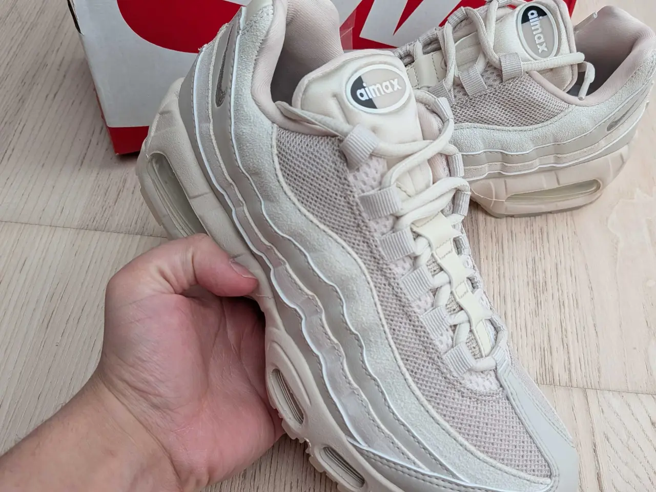 Billede 2 - Nike Air Max 95 Big Bubble Soft Pearl