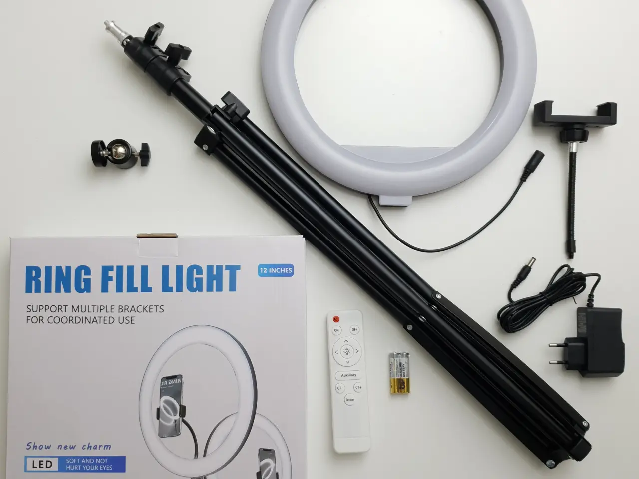 Billede 2 - NY! 70W LED Ring Lampe med Trådløs Fjernbetjening