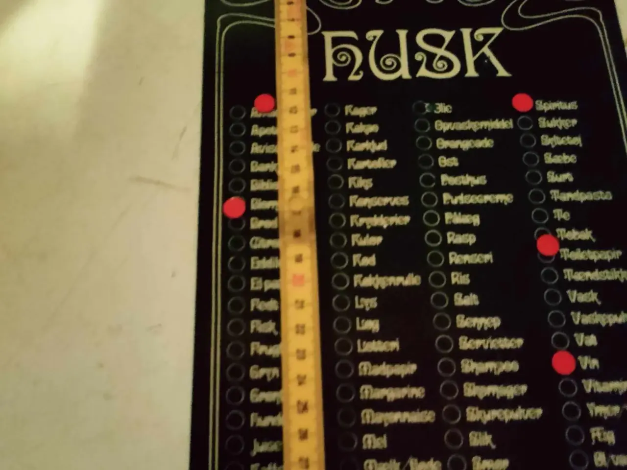 Billede 3 - fin gamle huske tavle