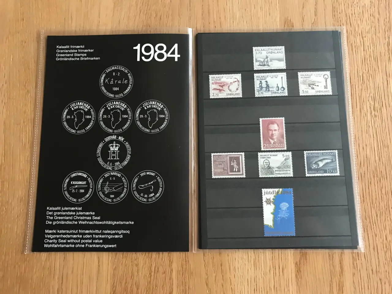 Billede 2 - Årsmappe 1984 - Grønlands Postvæsen