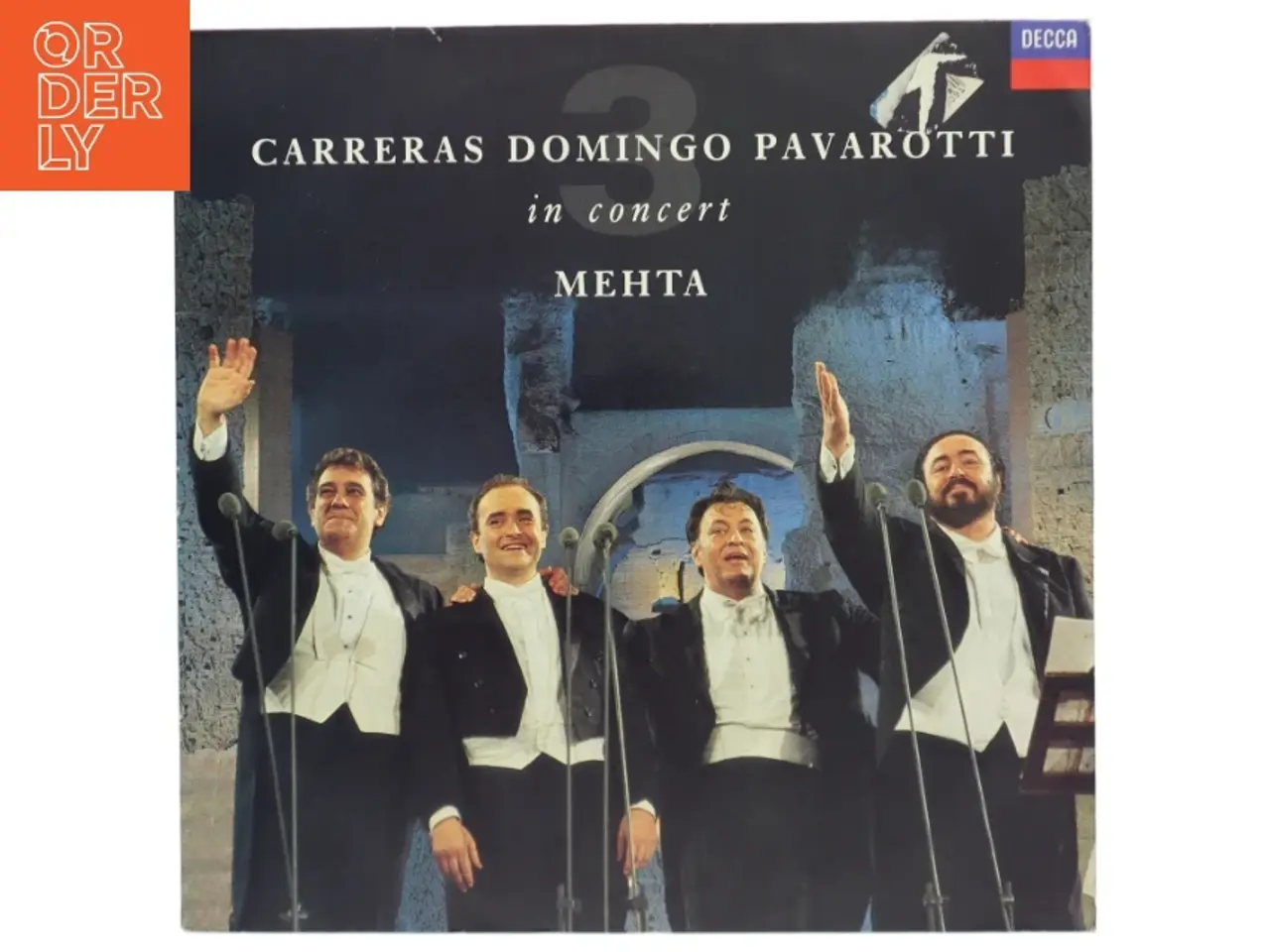 Billede 1 - Carreras Domingo Pavarotti in Concert LP fra Decca