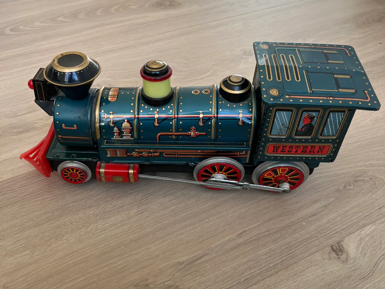 Billede 2 - Vintage Western Locomotive Tin
