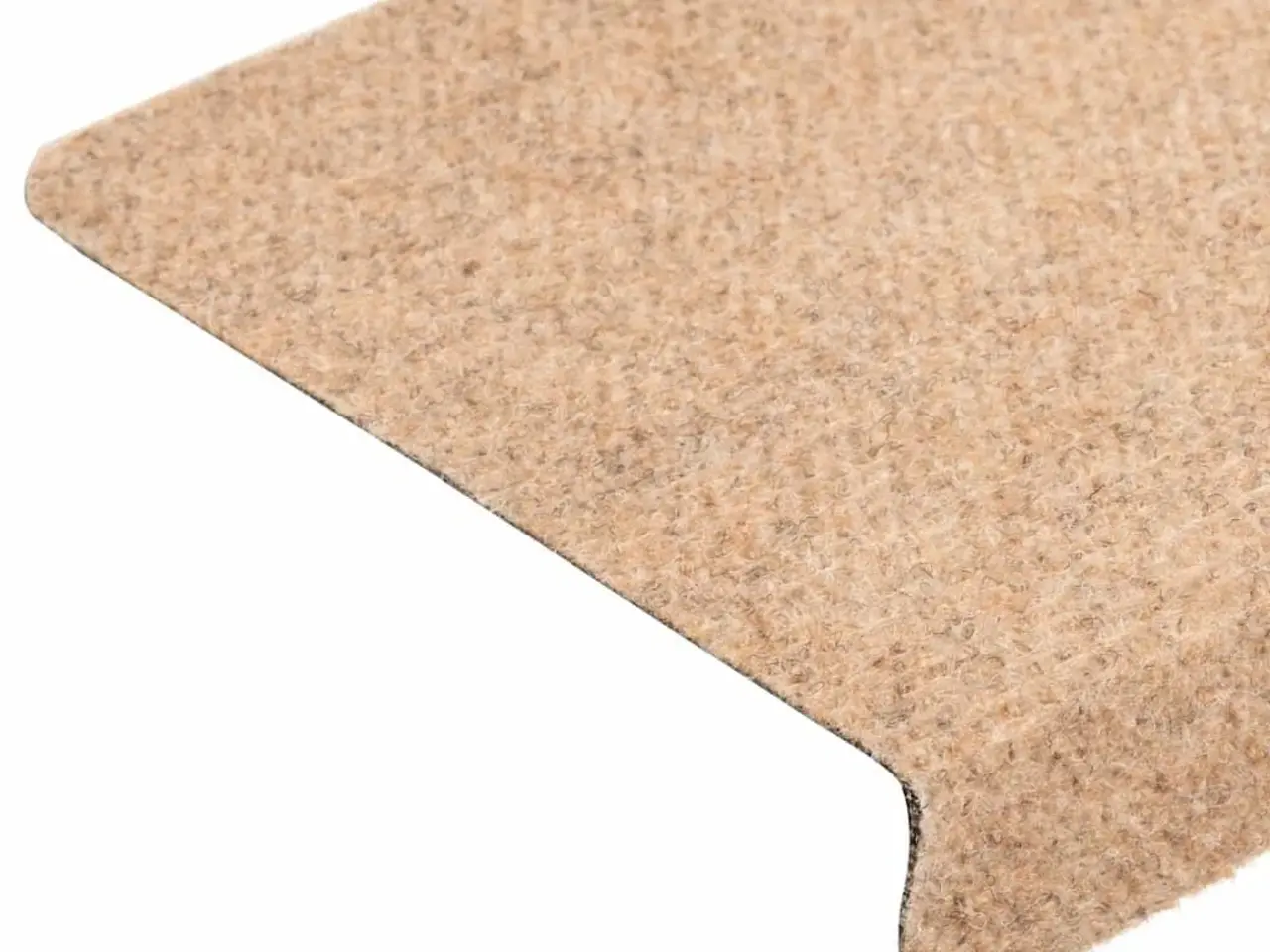 Billede 5 - Trappemåtter selvklæbende 15 stk. 65x21x4 cm cremefarvede rektangulære kant
