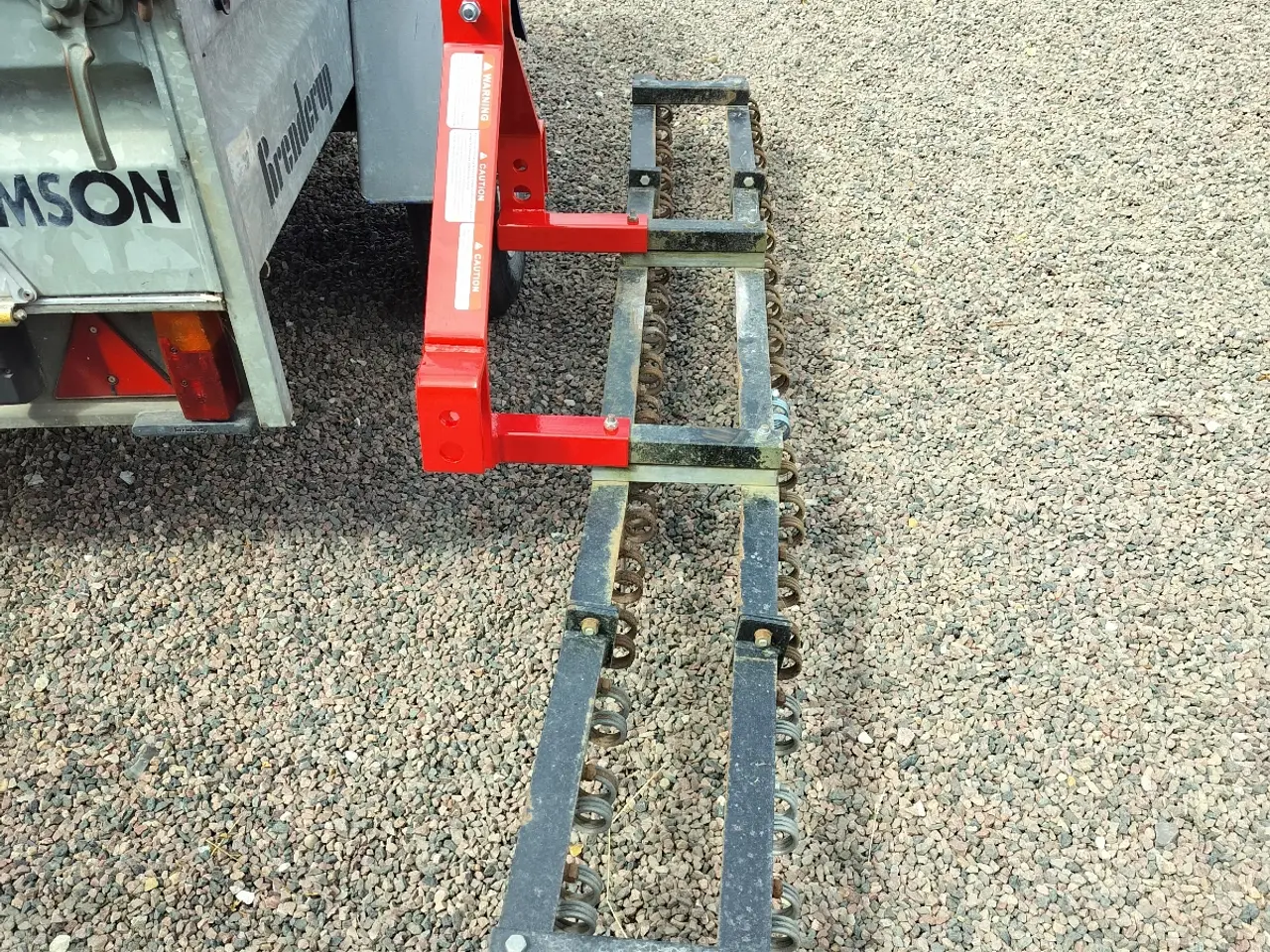 Billede 2 - Gårdspladsrive til 3 punkt traktor