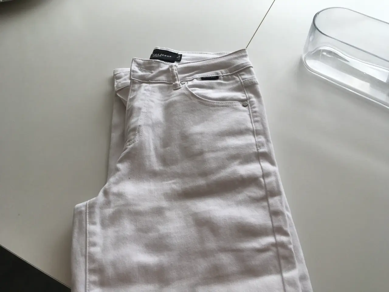 Billede 1 - Perfect Jeans Hvide str S/30
