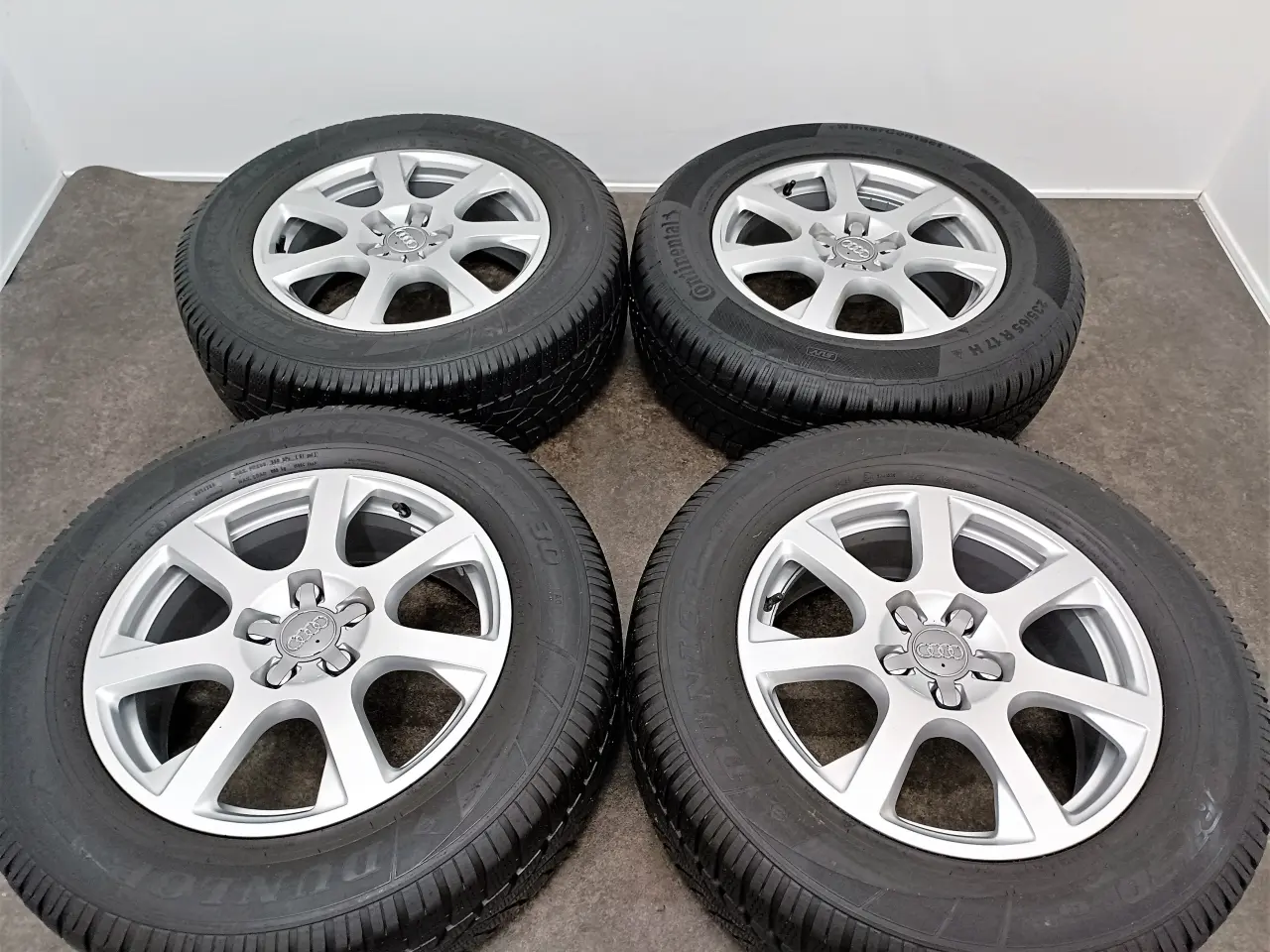 Billede 5 - 5x112 17" ET37 nav 66,6ø AUDI vintersæt